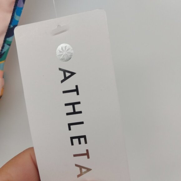 Athleta Bora Bora Bikini Bottom Clean Full Floral Printed Size Medium - Picture 4 of 7